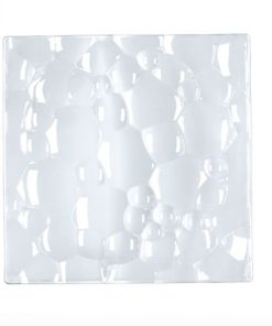 Assiette cristal carre sphere nachtmann