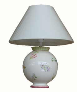 Lampe boule vent de fleurs