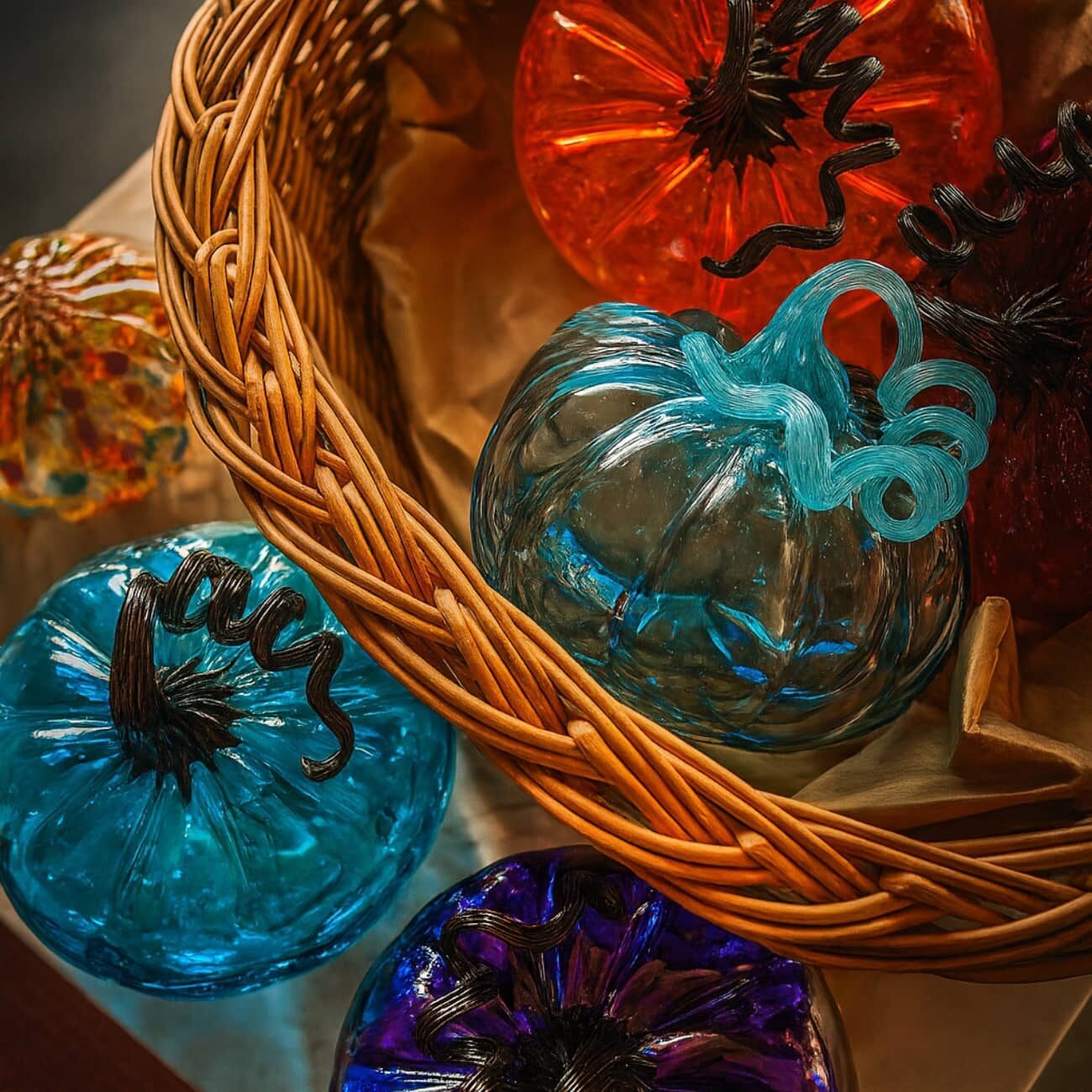 Orange crystal pumpkin Lehrer – Bild 6