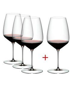 Verre Carbenet Merlot dégustation Veloce Riedel X4 (dont 1 gratuit)